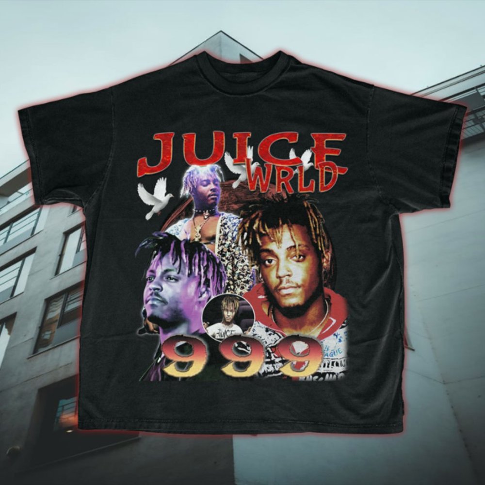 Juice Wrld 999 Vintage Tee, Hip Hop Never Die, Vintage Juice Wrld 999 Tshirt